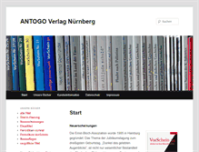 Tablet Screenshot of antogo-verlag.de